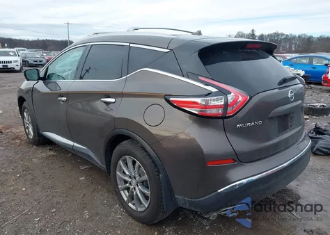 2016 Nissan Murano Sl from USA, damaged, VIN 5N1AZ2MH8GN120434
